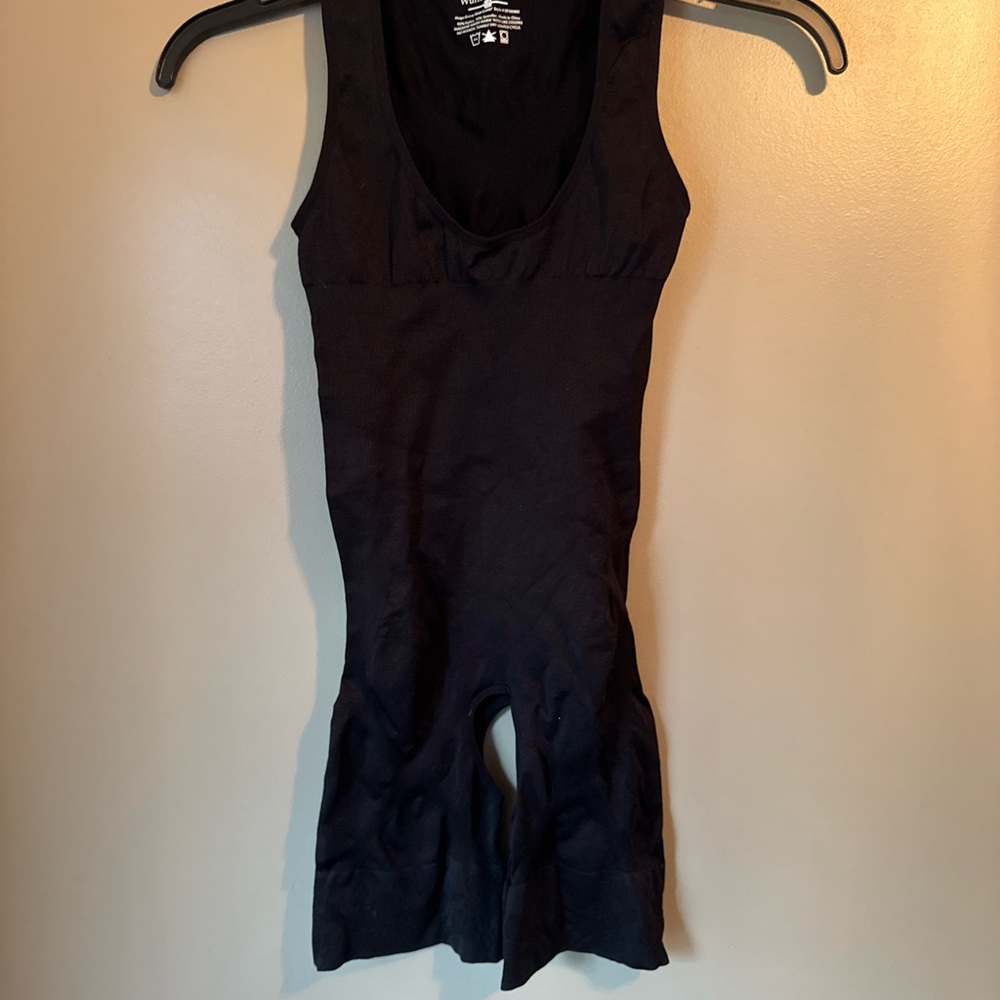 WunderWear Black Compression Bodysuit